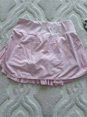 Baleaf Light Pink Pleated Athletic Skort